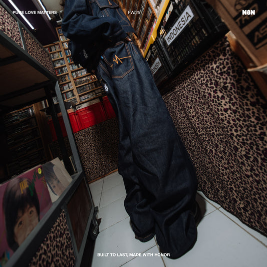 N8N Barrel Jeans — Deep Indigo (Unisex)