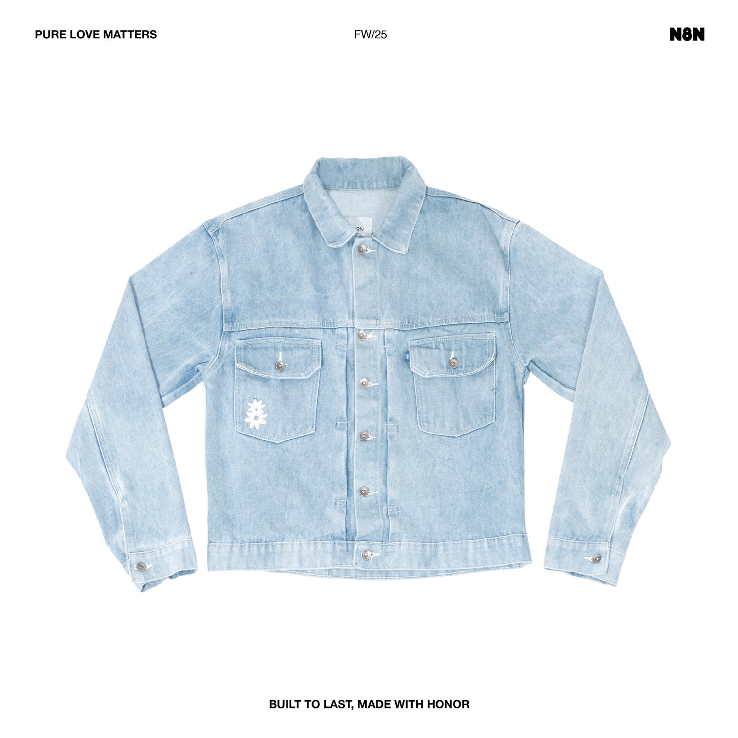 N8N Studio Trucker Jacket — Sand (Men)