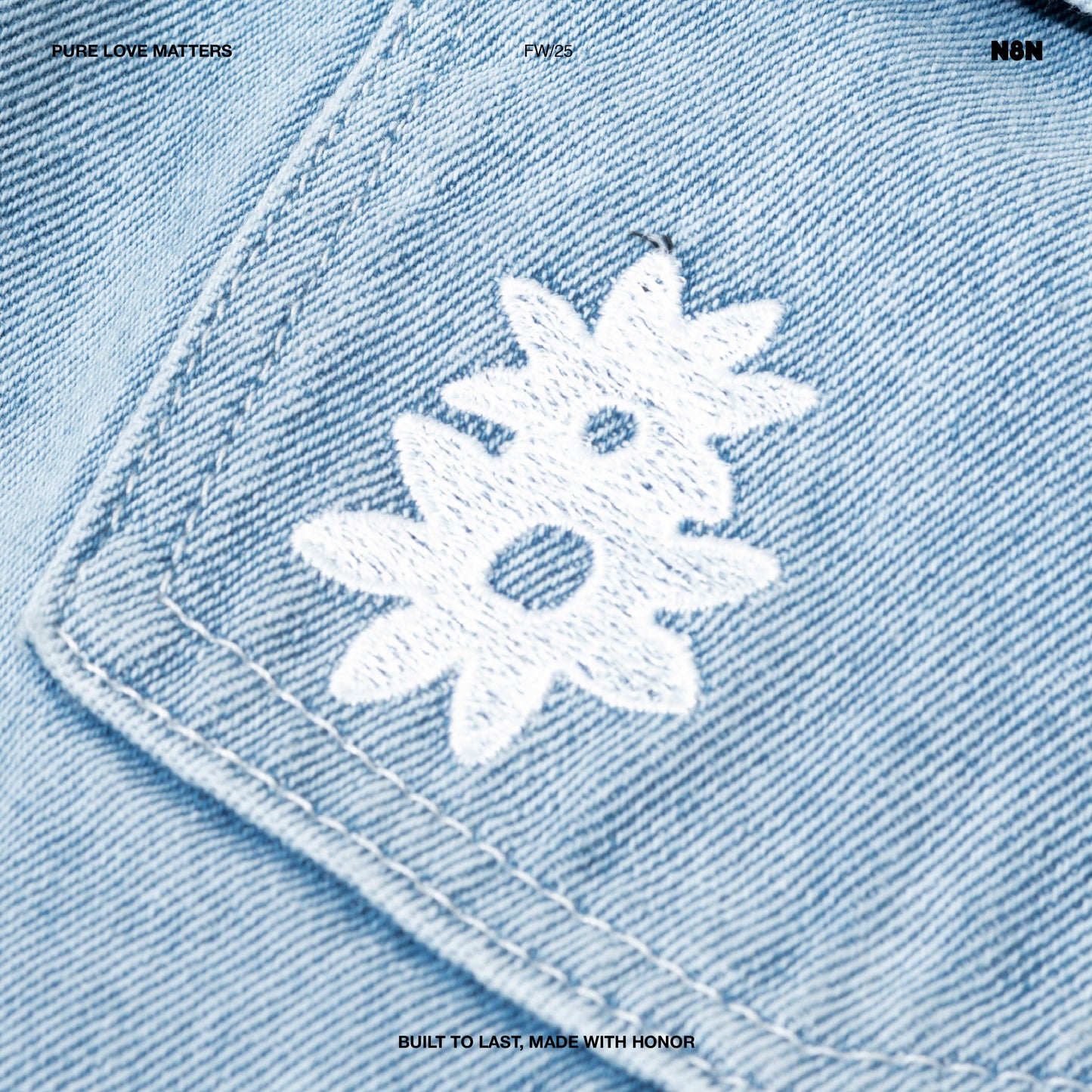 N8N Studio Trucker Jacket — Sand (Men)