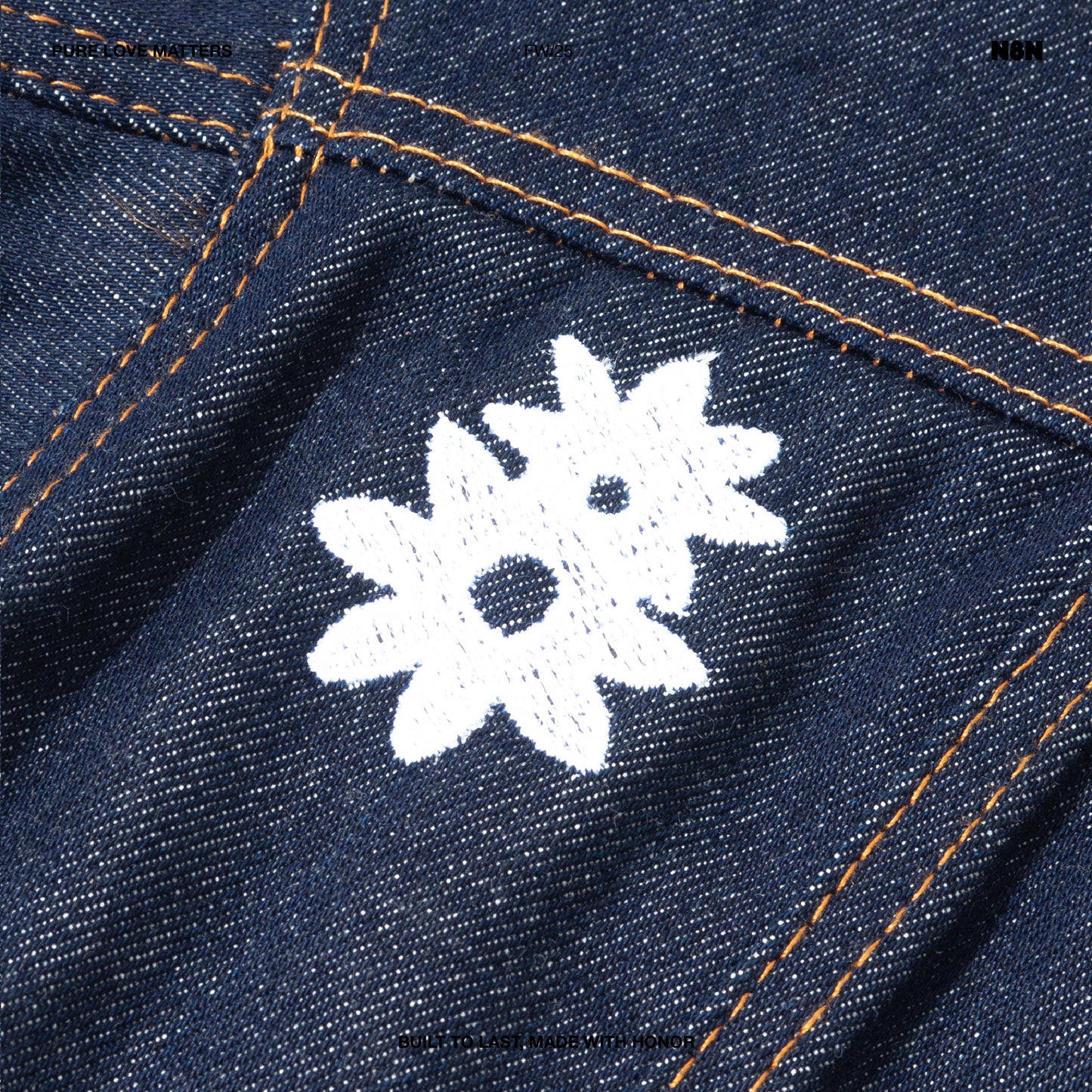 N8N Cropped Icon Jacket — Deep Indigo (Women