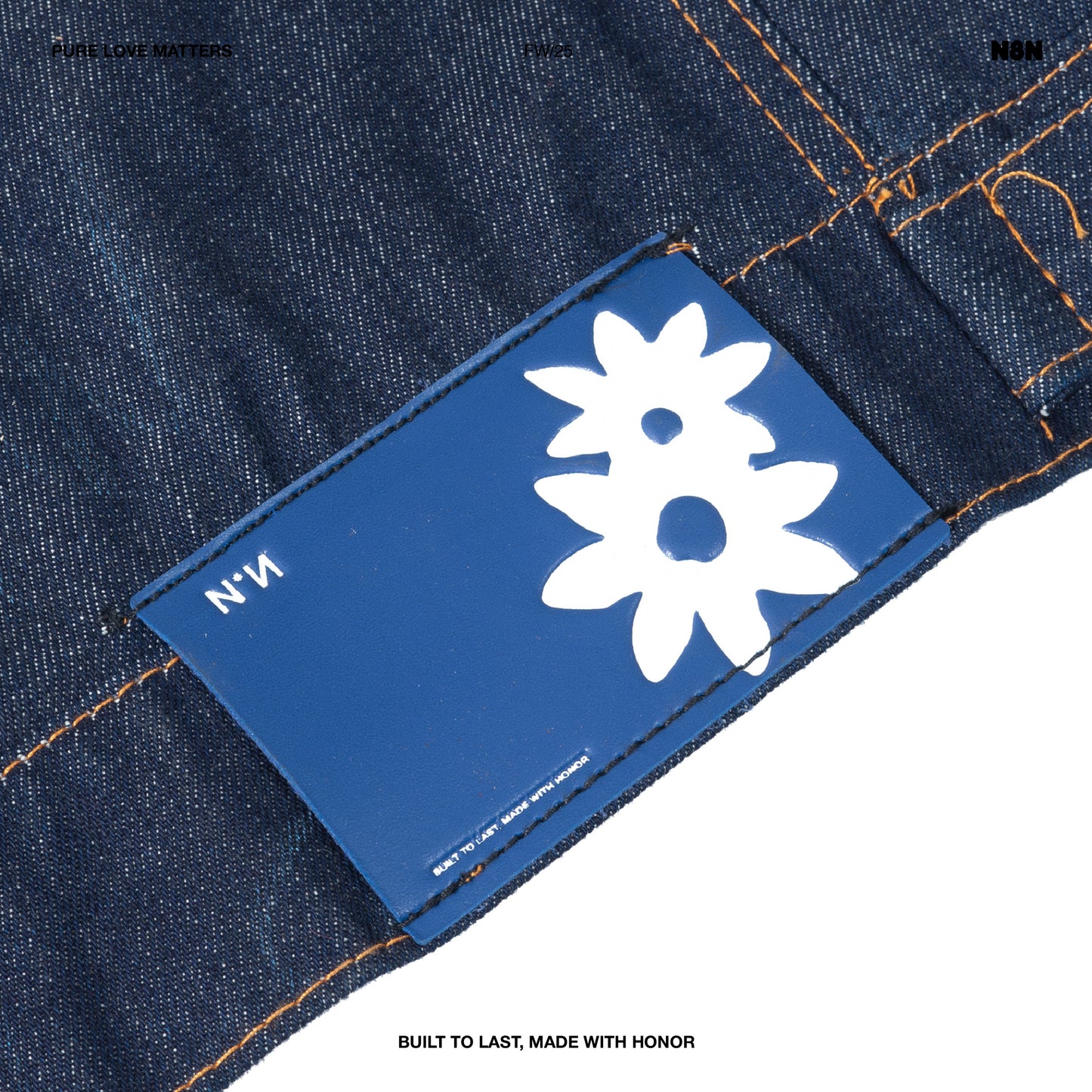 N8N Cropped Icon Jacket — Deep Indigo (Women