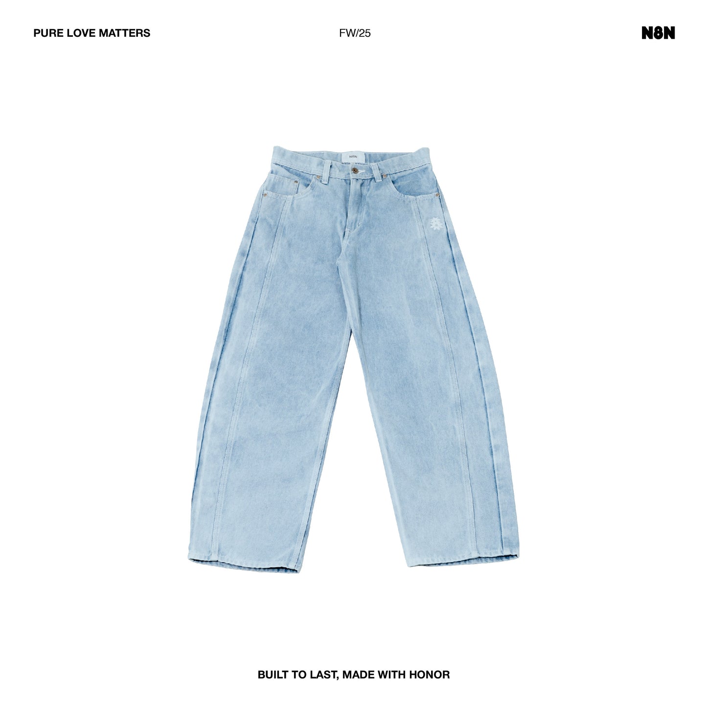 N8N Barrel Jeans— Sand (Unisex)