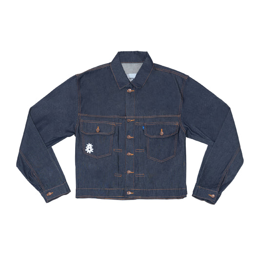 Studio Trucker Jacket — Deep Indigo (Men)